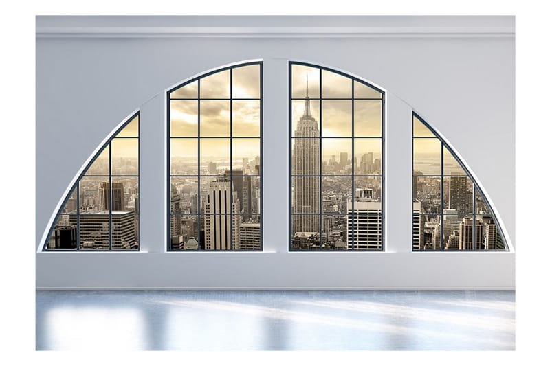 FOTOTAPET Illuminations Empire State Building 350x245 - Artgeist sp. z o. o. - Inredning & dekor - Väggdekor - Tapeter & tapettillbehör - Fototapeter