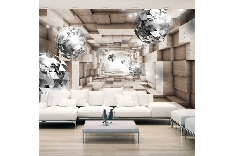 FOTOTAPET In A Wooden Tunnel 250x175, Artgeist sp. z o. o.