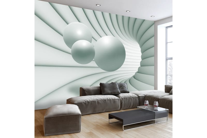 FOTOTAPET In The Green Tunnel 400x280, Artgeist sp. z o. o.