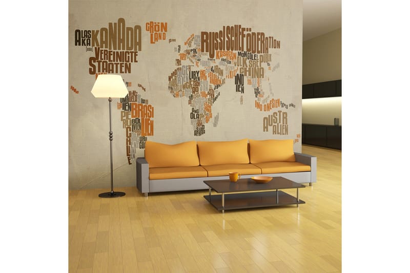 Fototapet Indiana Jones Map Of Adventures 400x309, Artgeist sp. z o. o.