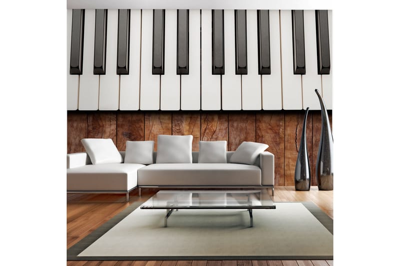 FOTOTAPET Inspired By Chopin Mahogany 200x140, Artgeist sp. z o. o.