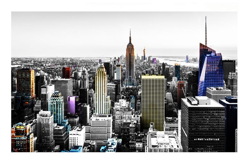 Fototapet Iridescent Skyscrapers 250x175, Artgeist sp. z o. o.