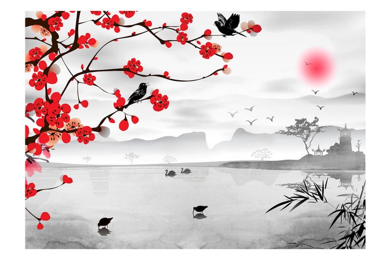 FOTOTAPET Japanese Garden 300x210 - Artgeist sp. z o. o. - Inredning & dekor - Väggdekor - Tapeter & tapettillbehör - Fototapeter