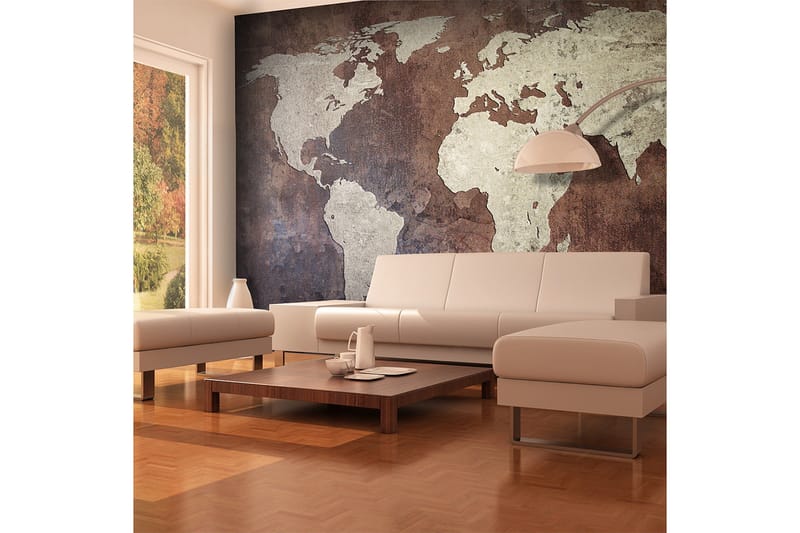 Fototapet Järn Kontinenter 450x270, Artgeist sp. z o. o.