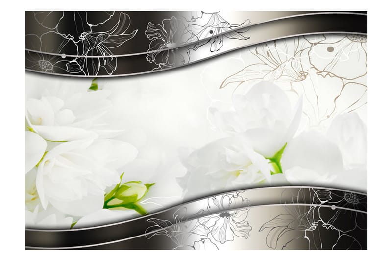 FOTOTAPET Jasmine Flowers 200x140 - Artgeist sp. z o. o. - Inredning & dekor - Väggdekor - Tapeter & tapettillbehör - Fototapeter