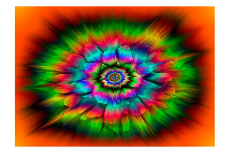 Fototapet Kaleidoscope Of Colours 150x105 - Artgeist sp. z o. o. - Inredning & dekor - Väggdekor - Tapeter & tapettillbehör - Fototapeter
