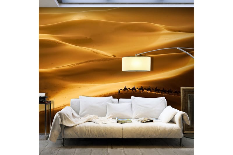 FOTOTAPET Karavan Av Kameler 450x270 - Artgeist sp. z o. o. - Inredning & dekor - Väggdekor - Tapeter & tapettillbehör - Fototapeter