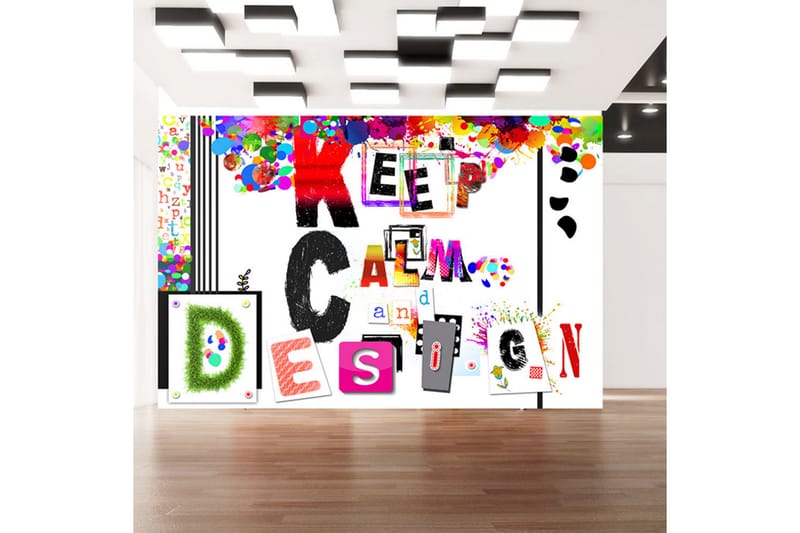 FOTOTAPET Keep Calm And Design 300x210 - Artgeist sp. z o. o. - Fototapeter