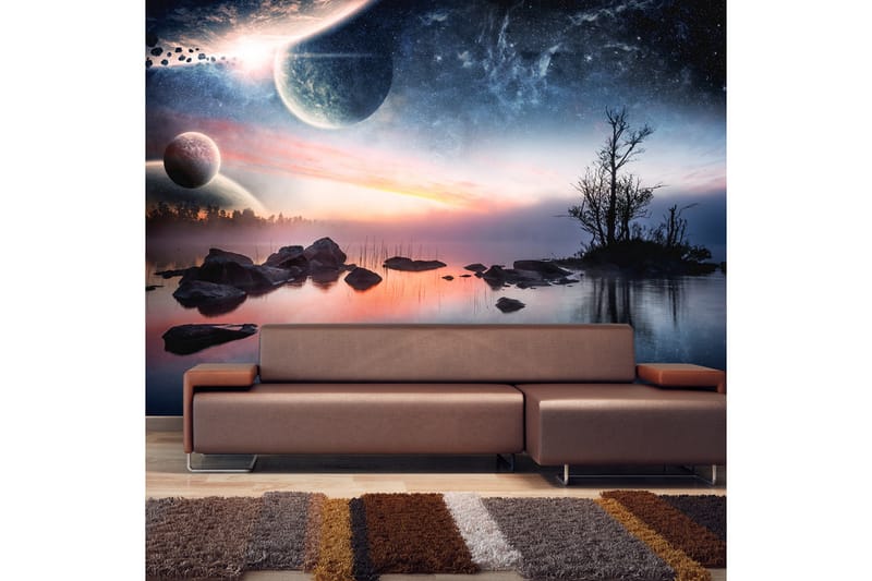 FOTOTAPET Kosmiska Landskap 350x270 - Artgeist sp. z o. o. - Inredning & dekor - Väggdekor - Tapeter & tapettillbehör - Fototapeter