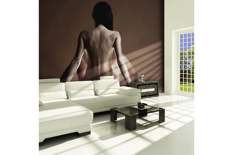 FOTOTAPET Kvinna Med Tatuering 300x231, Artgeist sp. z o. o.