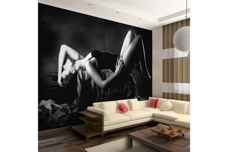 FOTOTAPET Kvinna Sexiga Underkläder 350x270 - Artgeist sp. z o. o. - Inredning & dekor - Väggdekor - Tapeter & tapettillbehör - Fototapeter