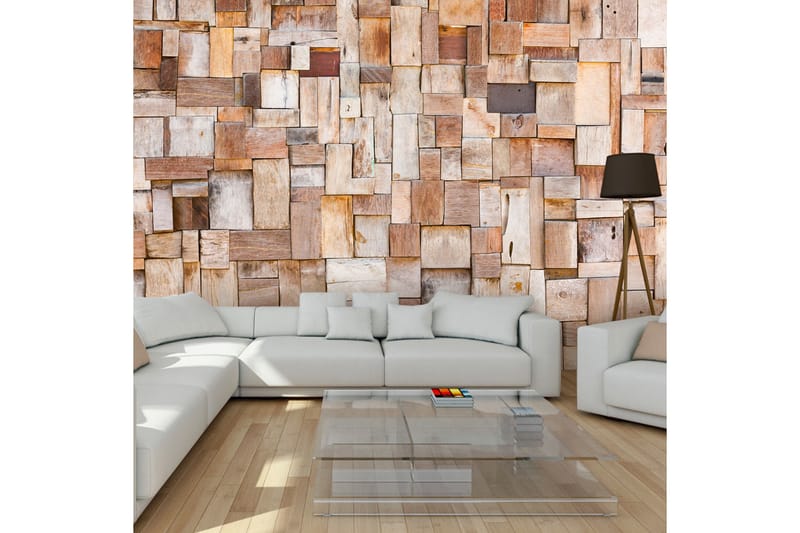 FOTOTAPET Larch Mosaic 200x140, Artgeist sp. z o. o.