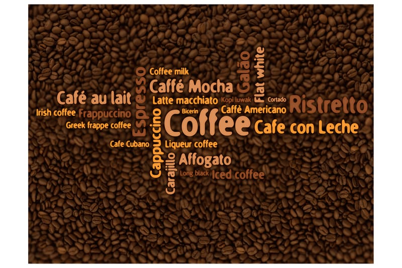 FOTOTAPET Latte Espresso Cappucino 200x154 - Artgeist sp. z o. o. - Inredning & dekor - Väggdekor - Tapeter & tapettillbehör - Fototapeter