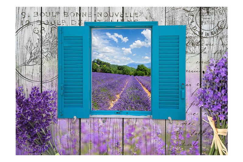 Fototapet Lavender Recollection 250x175 - Artgeist sp. z o. o. - Inredning & dekor - Väggdekor - Tapeter & tapettillbehör - Fototapeter