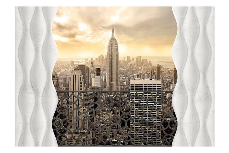 FOTOTAPET Light Of New York 200x140 - Artgeist sp. z o. o. - Inredning & dekor - Väggdekor - Tapeter & tapettillbehör - Fototapeter