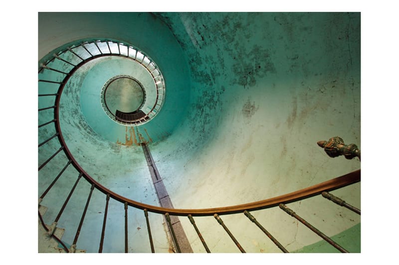 Fototapet Lighthouse Stairs 400x309 - Artgeist sp. z o. o. - Inredning & dekor - Väggdekor - Tapeter & tapettillbehör - Fototapeter