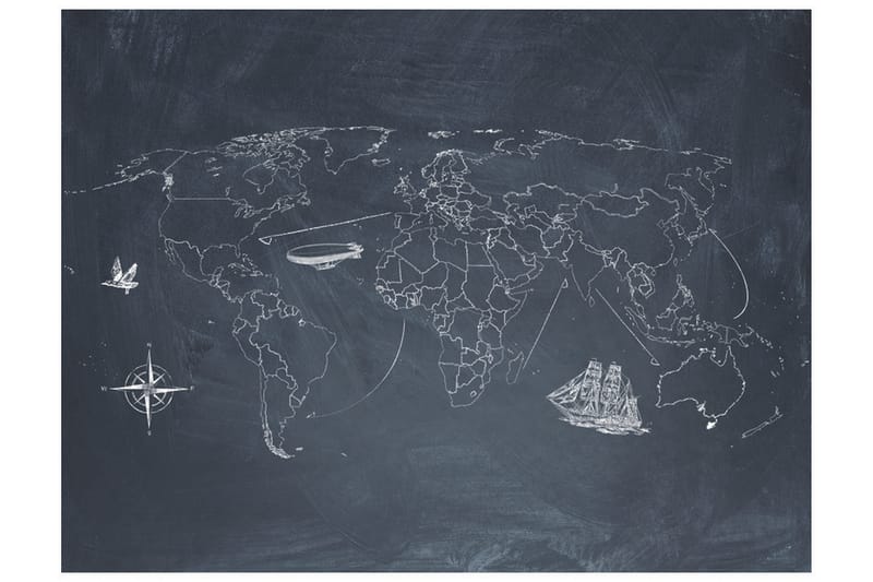 Fototapet Liten Resa Stor Resor 400x309 - Artgeist sp. z o. o. - Inredning & dekor - Väggdekor - Tapeter & tapettillbehör - Fototapeter