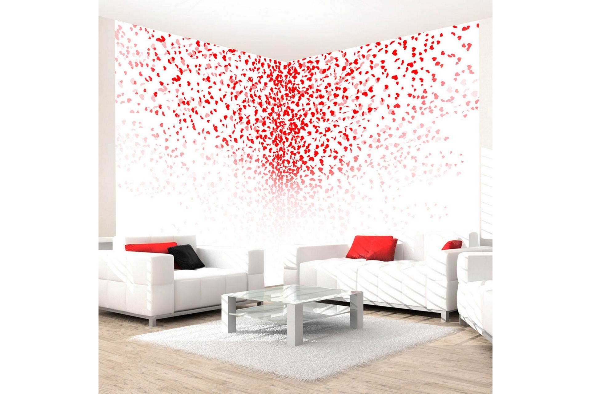 FOTOTAPET Love Corner 250x175 - Artgeist sp. z o. o. - Inredning & dekor - Väggdekor - Tapeter & tapettillbehör - Fototapeter