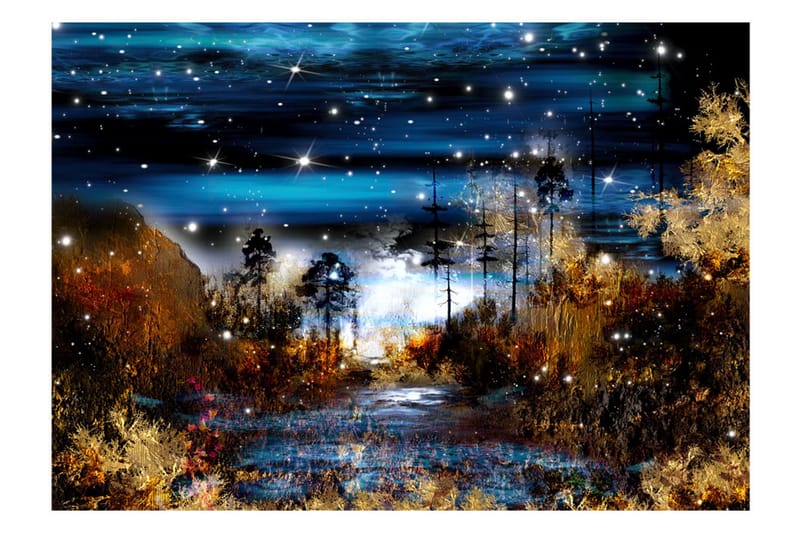 Fototapet Magical Forest 100x70 - Artgeist sp. z o. o. - Inredning & dekor - Väggdekor - Tapeter & tapettillbehör - Fototapeter