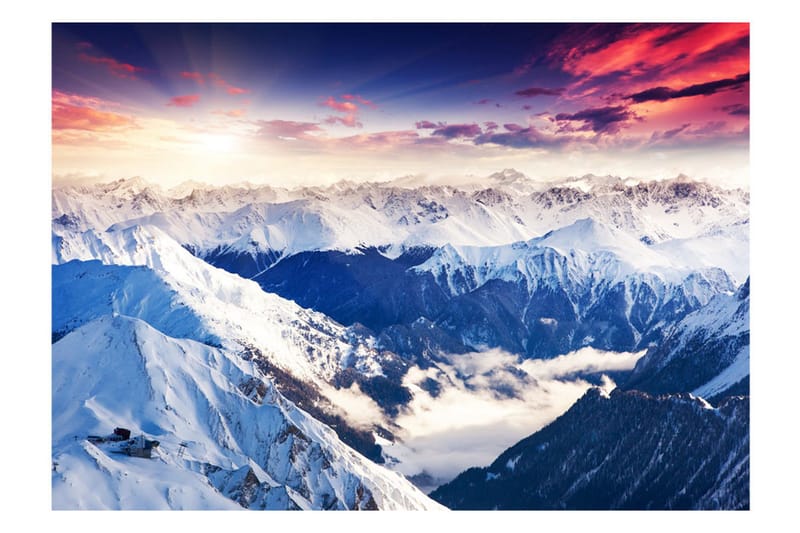 Fototapet Magnificent Alps 350x245 - Artgeist sp. z o. o. - Inredning & dekor - Väggdekor - Tapeter & tapettillbehör - Fototapeter