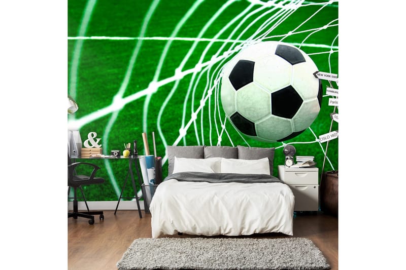 Fototapet Mål! 400x309 - Artgeist sp. z o. o. - Inredning & dekor - Väggdekor - Tapeter & tapettillbehör - Fototapeter