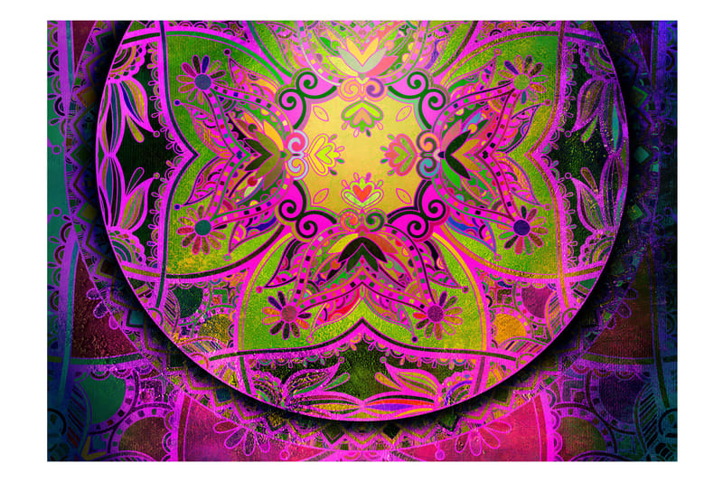 FOTOTAPET Mandala Pink Expression 400x280 - Artgeist sp. z o. o. - Inredning & dekor - Väggdekor - Tapeter & tapettillbehör - Fototapeter