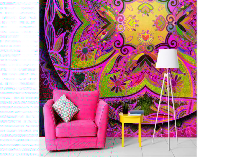 FOTOTAPET Mandala Pink Expression 400x280, Artgeist sp. z o. o.