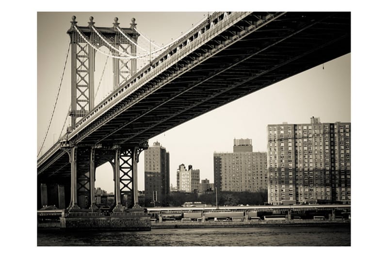 FOTOTAPET Manhattan Bridge New York 250x193 - Artgeist sp. z o. o. - Inredning & dekor - Väggdekor - Tapeter & tapettillbehör - Fototapeter