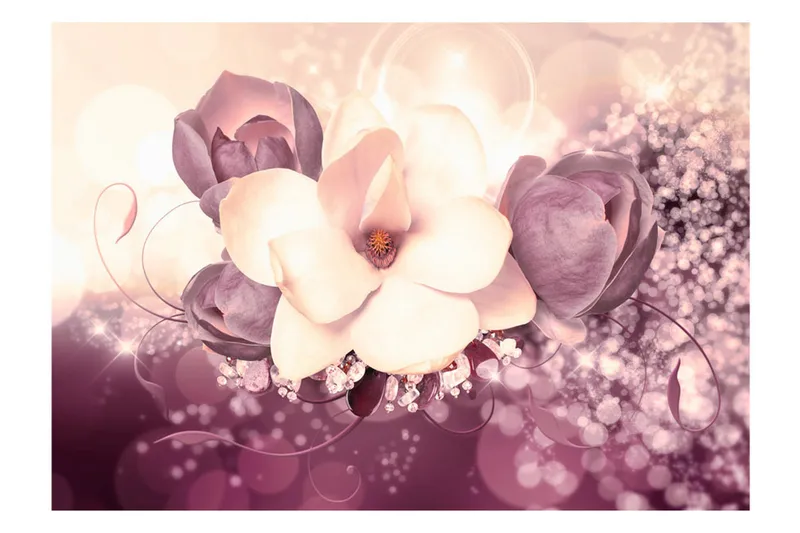 FOTOTAPET Maroon Charm 300x210 - Artgeist sp. z o. o. - Inredning & dekor - Väggdekor - Tapeter & tapettillbehör - Fototapeter