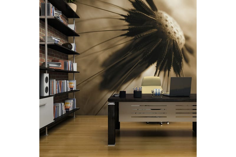 Fototapet Maskros Sepia 350x270, Artgeist sp. z o. o.