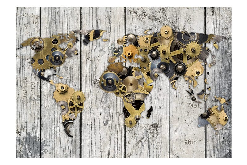 Fototapet Mechanical World 400x280 - Artgeist sp. z o. o. - Inredning & dekor - Väggdekor - Tapeter & tapettillbehör - Fototapeter