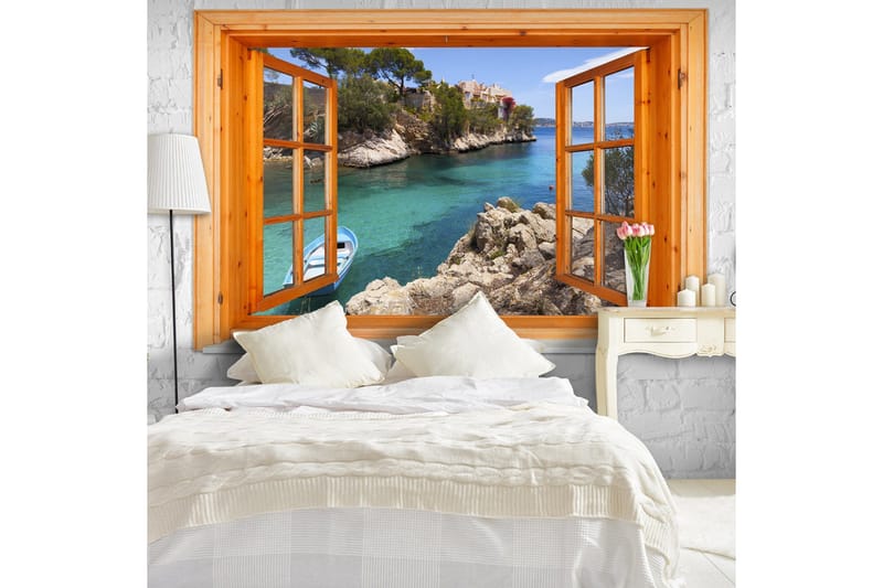 FOTOTAPET Mediterranean Landscape 200x140, Artgeist sp. z o. o.