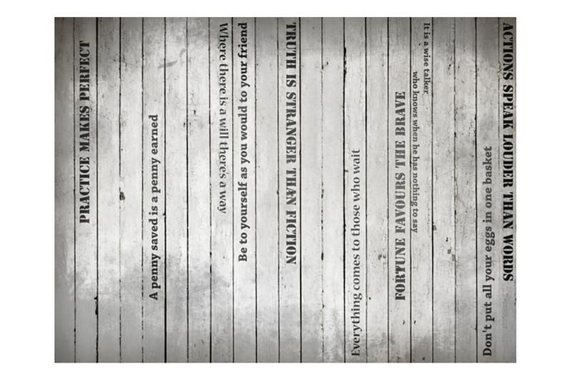 FOTOTAPET Memorable Quotes 350x270 - Artgeist sp. z o. o. - Inredning & dekor - Väggdekor - Tapeter & tapettillbehör - Fototapeter