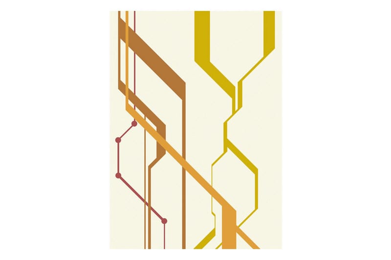 Fototapet Metro Lines 50x1000 - Artgeist sp. z o. o. - Inredning & dekor - Väggdekor - Tapeter & tapettillbehör - Fototapeter