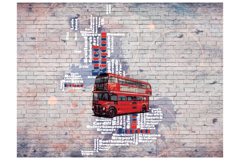 FOTOTAPET Min London 250x193 - Artgeist sp. z o. o. - Inredning & dekor - Väggdekor - Tapeter & tapettillbehör - Fototapeter