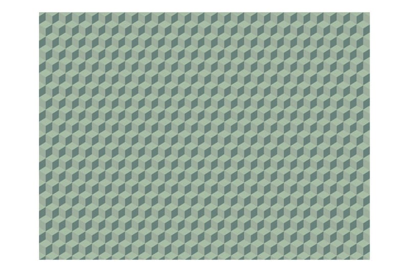 Fototapet Monokromatiska Kuber 400x309 - Artgeist sp. z o. o. - Inredning & dekor - Väggdekor - Tapeter & tapettillbehör - Fototapeter