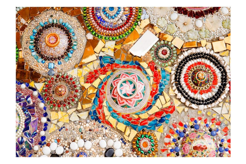 FOTOTAPET Moroccan Mosaic 200x140 - Artgeist sp. z o. o. - Inredning & dekor - Väggdekor - Tapeter & tapettillbehör - Fototapeter