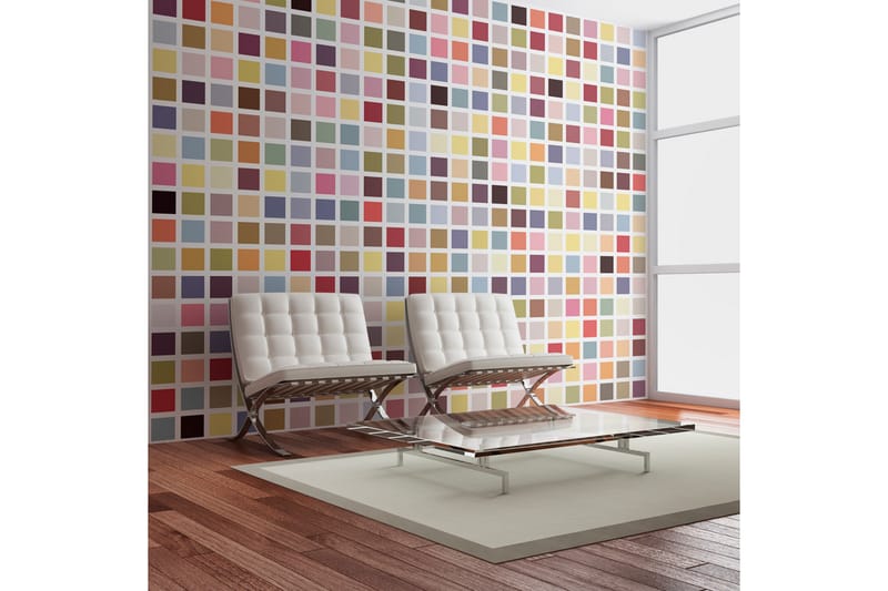 FOTOTAPET Mosaik Av Färger 200x154 - Artgeist sp. z o. o. - Inredning & dekor - Väggdekor - Tapeter & tapettillbehör - Fototapeter
