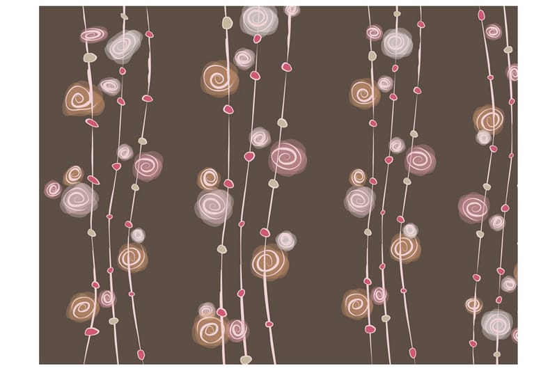 Fototapet Motiv Abstrakt Rosor 400x309 - Artgeist sp. z o. o. - Inredning & dekor - Väggdekor - Tapeter & tapettillbehör - Fototapeter