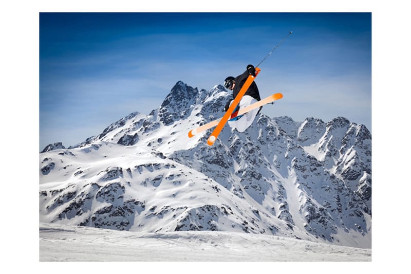 FOTOTAPET Mountain Ski 300x231 - Artgeist sp. z o. o. - Inredning & dekor - Väggdekor - Tapeter & tapettillbehör - Fototapeter