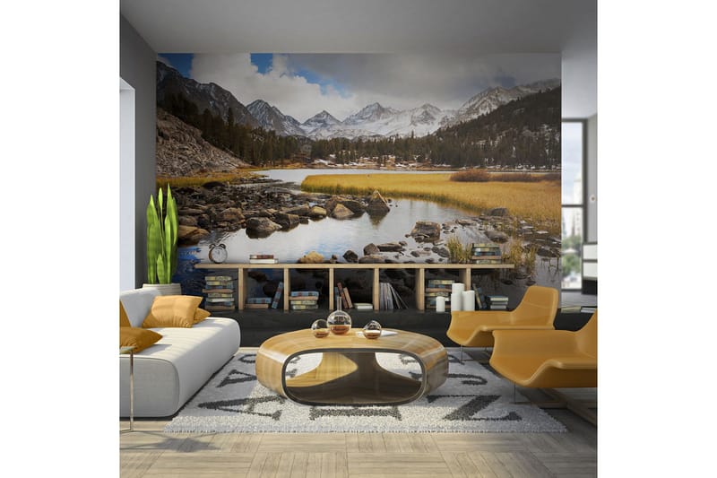 FOTOTAPET Mountain Stream 200x154 - Artgeist sp. z o. o. - Inredning & dekor - Väggdekor - Tapeter & tapettillbehör - Fototapeter