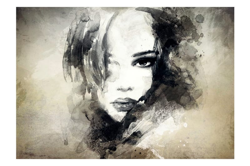 Fototapet Mysterious Girl 350x245 - Artgeist sp. z o. o. - Inredning & dekor - Väggdekor - Tapeter & tapettillbehör - Fototapeter