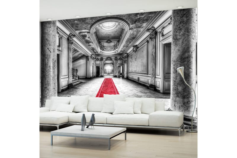 Fototapet Mystery Marble Black And White 250x175 - Artgeist sp. z o. o. - Inredning & dekor - Väggdekor - Tapeter & tapettillbehör - Fototapeter