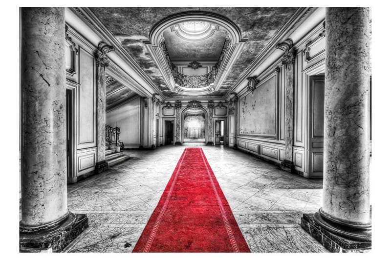 FOTOTAPET Mystery Marble Black And White 300x210, Artgeist sp. z o. o.