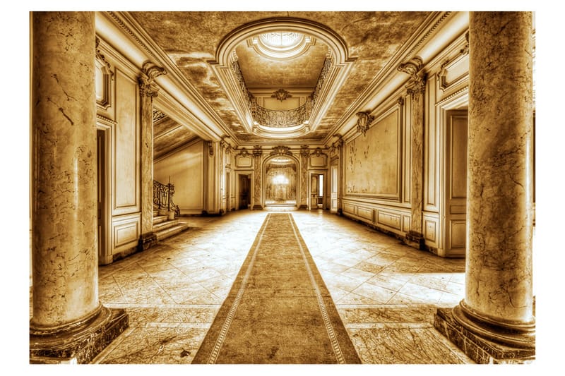 FOTOTAPET Mystery Marble Sepia 200x140, Artgeist sp. z o. o.