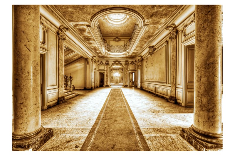 FOTOTAPET Mystery Marble Sepia 400x280, Artgeist sp. z o. o.