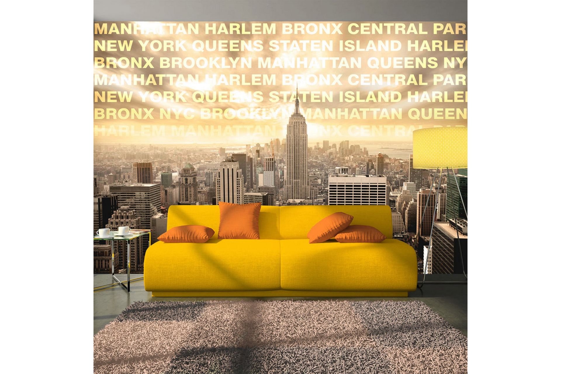 FOTOTAPET Neighborhoods Of New York 100x70 - Artgeist sp. z o. o. - Inredning & dekor - Väggdekor - Tapeter & tapettillbehör - Fototapeter