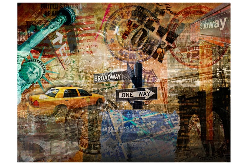 Fototapet New York Brooklyn Bridge 350x270, Artgeist sp. z o. o.