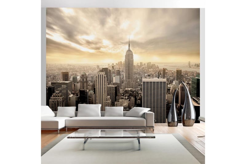 Fototapet New York Manhattan Gryningen 250x193 - Artgeist sp. z o. o. - Inredning & dekor - Väggdekor - Tapeter & tapettillbehör - Fototapeter