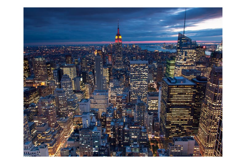 FOTOTAPET New York Natt 350x270, Artgeist sp. z o. o.